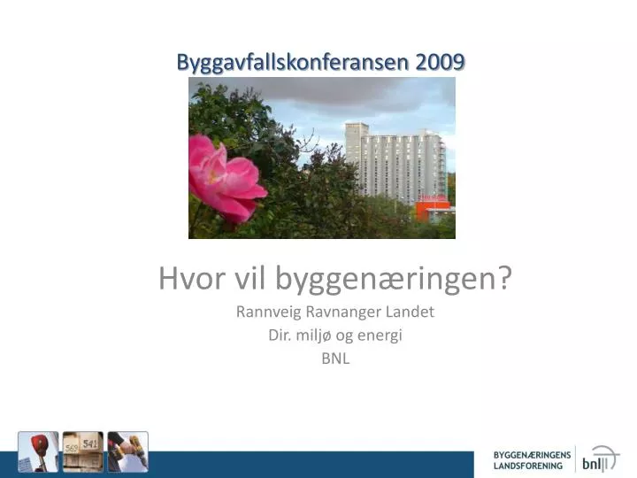 byggavfallskonferansen 2009