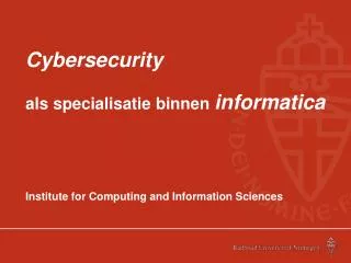 cybersecurity