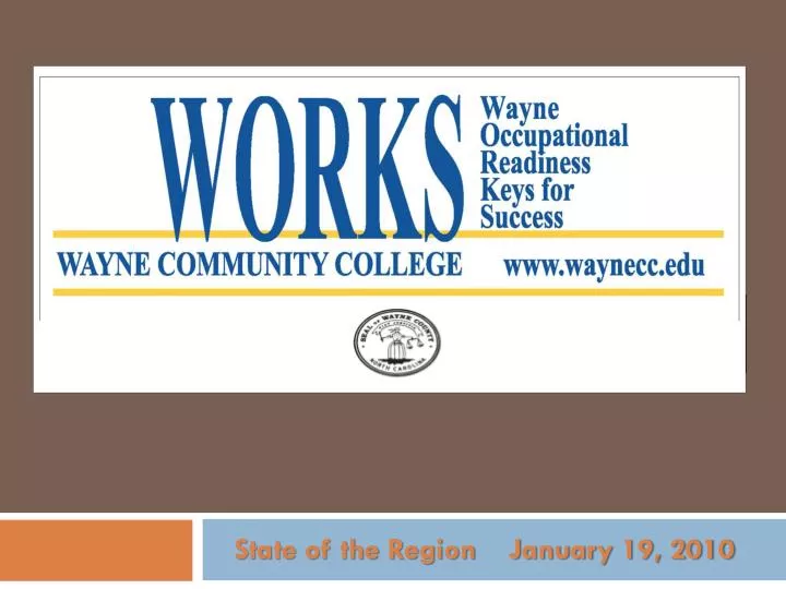 state of the region january 19 2010