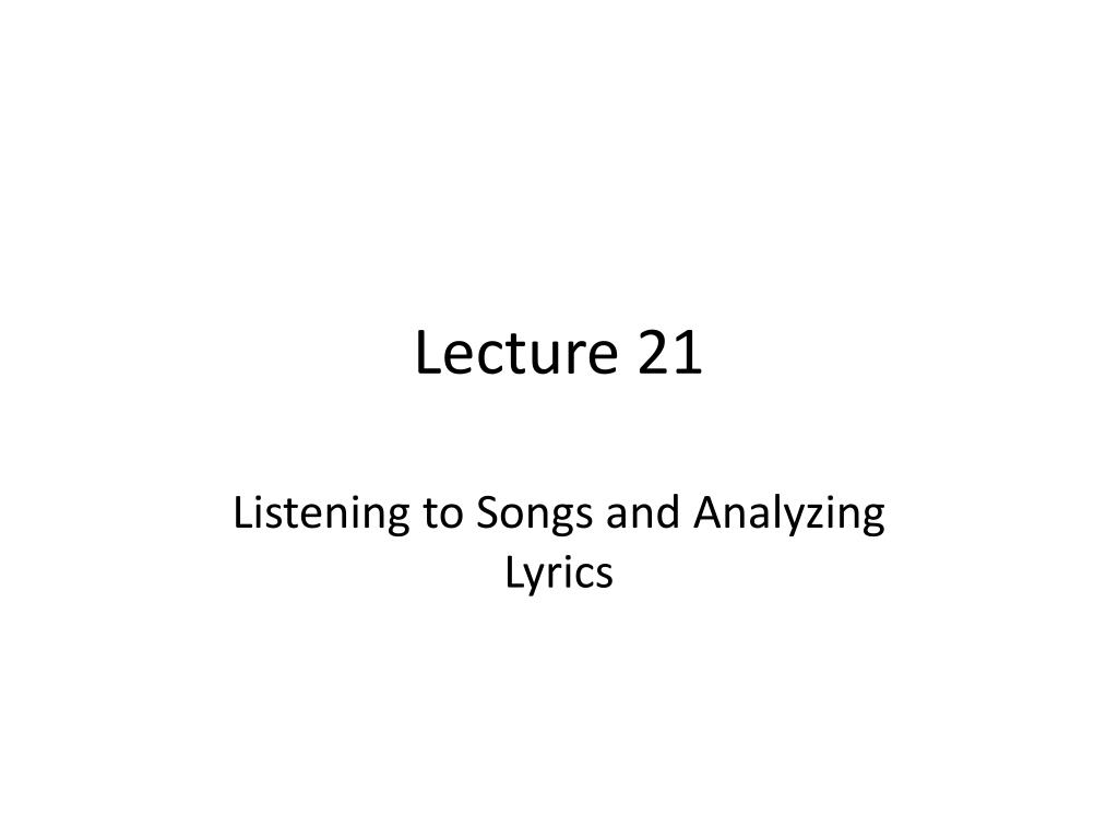 PPT - Lecture 21 PowerPoint Presentation, free download - ID:5415160