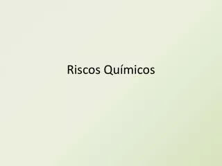 riscos qu micos