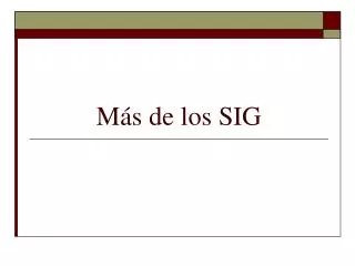 m s de los sig