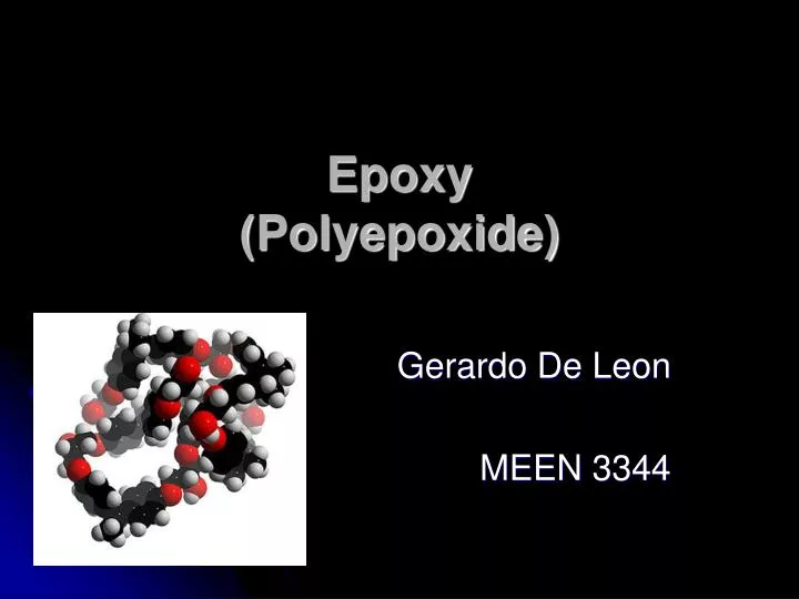 epoxy polyepoxide