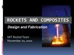 MIT Rocket Team November 20, 2010 - slide 1