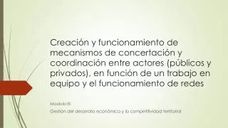 modulo iii gesti n del desarrollo econ mico y la competitividad territorial
