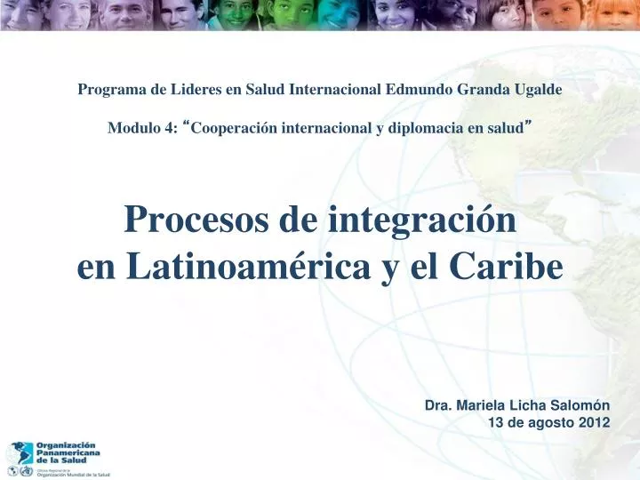 procesos de integraci n en latinoam rica y el caribe