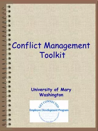 Conflict Management Toolkit