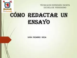 c mo redactar un ensayo