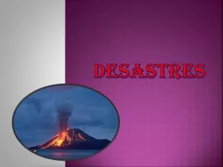 desastres