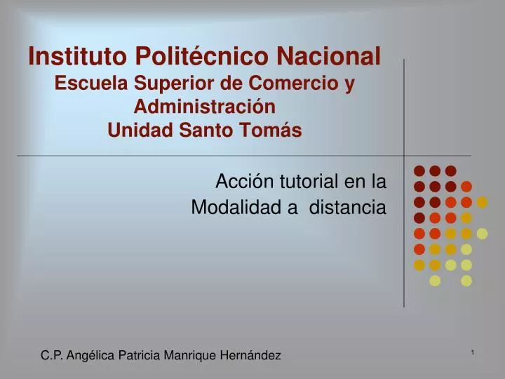 instituto polit cnico nacional escuela superior de comercio y administraci n unidad santo tom s