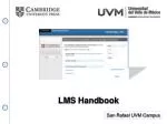 LMS Handbook - slide 1