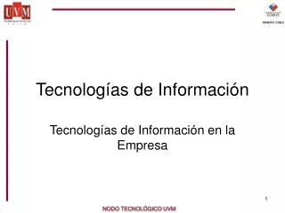 tecnolog as de in formaci n