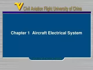 Chapter 1 Aircraft Electrical System