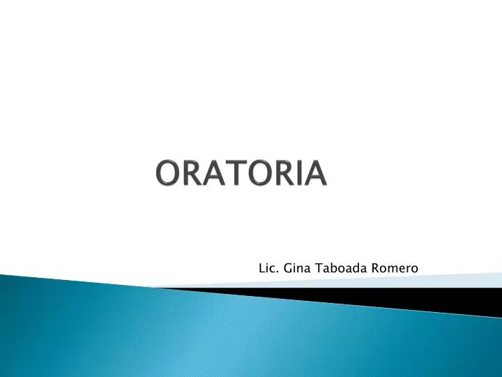 oratoria