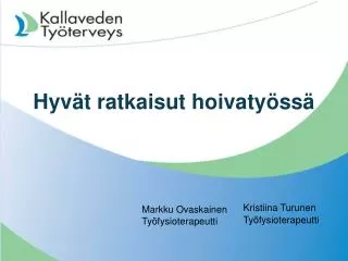 hyv t ratkaisut hoivaty ss