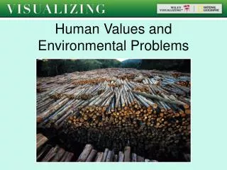 Human Values and Environmental Problems