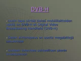 dvb h