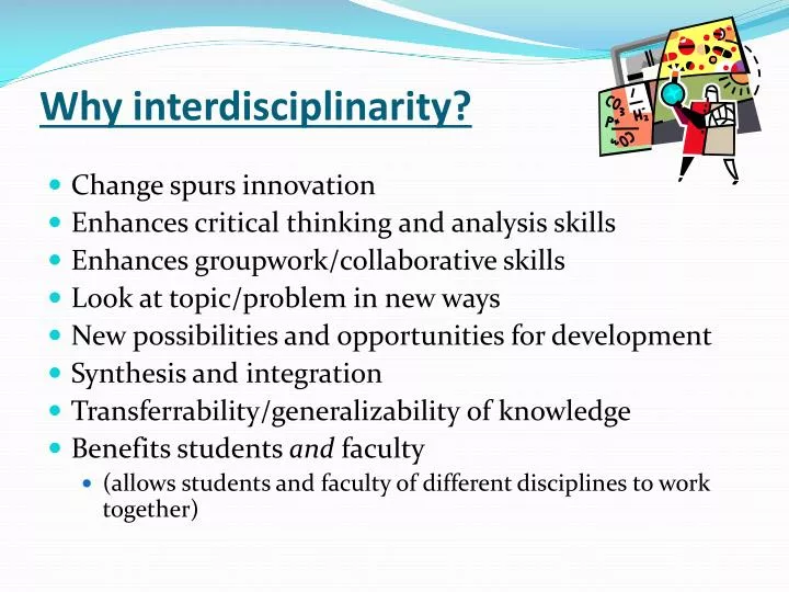 why interdisciplinarity