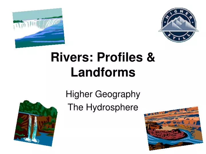 rivers profiles landforms
