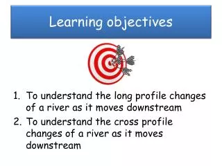 Learning objectives