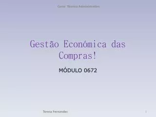 gest o econ mica das compras