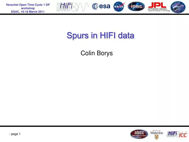 spurs in hifi data
