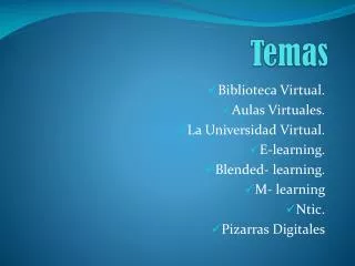 temas