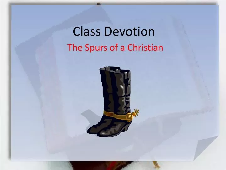 class devotion