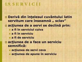 1 9 s e r v i c i i
