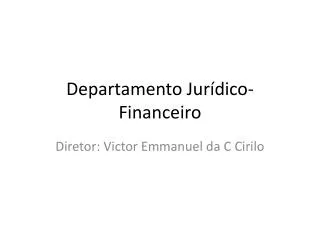 departamento jur dico financeiro
