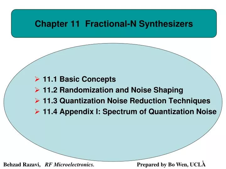 chapter 11 fractional n synthesizers