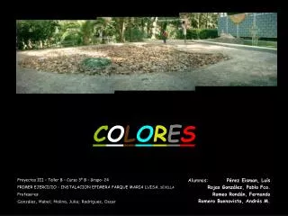 c o l o r e s