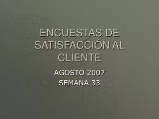 encuestas de satisfacci n al cliente