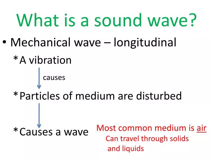 what is a sound wave