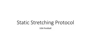 Static Stretching Protocol