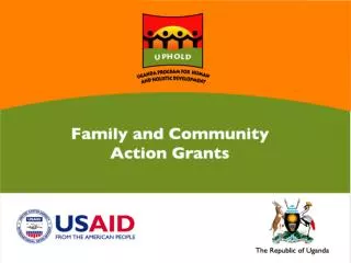 Family and Community Action Grants