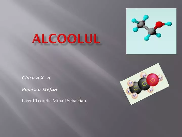 alcoolul