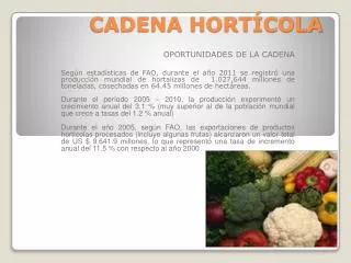 cadena hort cola