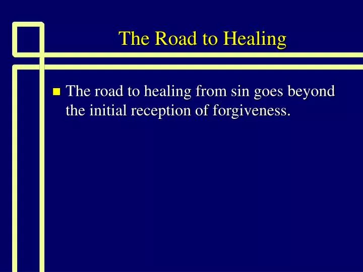 the road to healing