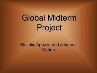 Global Midterm Project