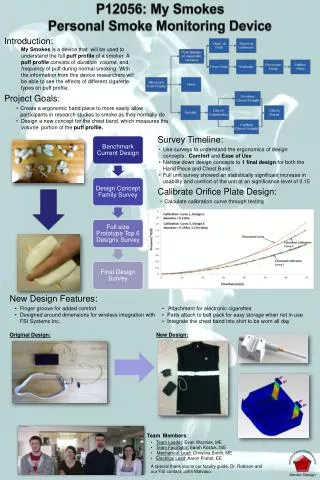 P12056: My Smokes Personal Smoke Monitoring Device