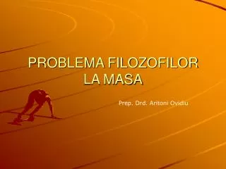 problema filozofilor la masa