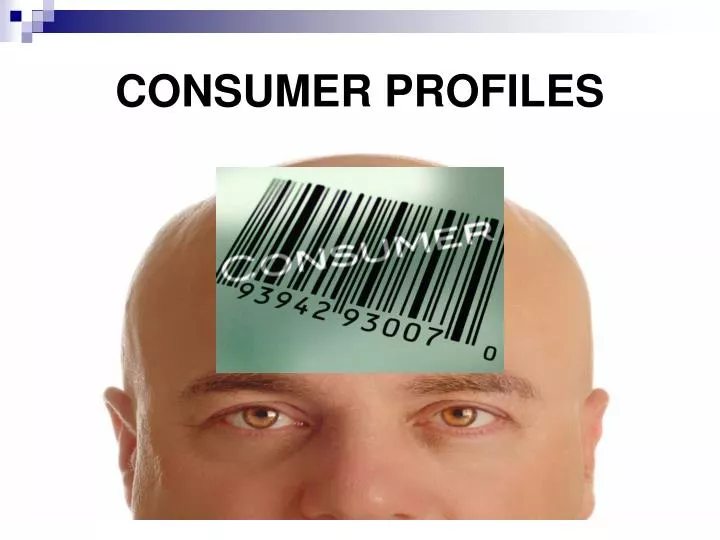 consumer profiles