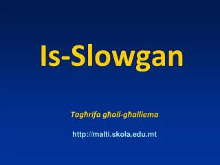 is slowgan