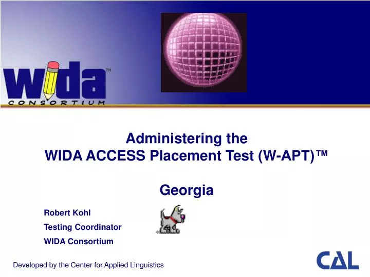administering the wida access placement test w apt georgia