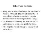 Observer Pattern - slide 1