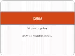 italija