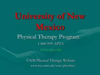 University of New Mexico