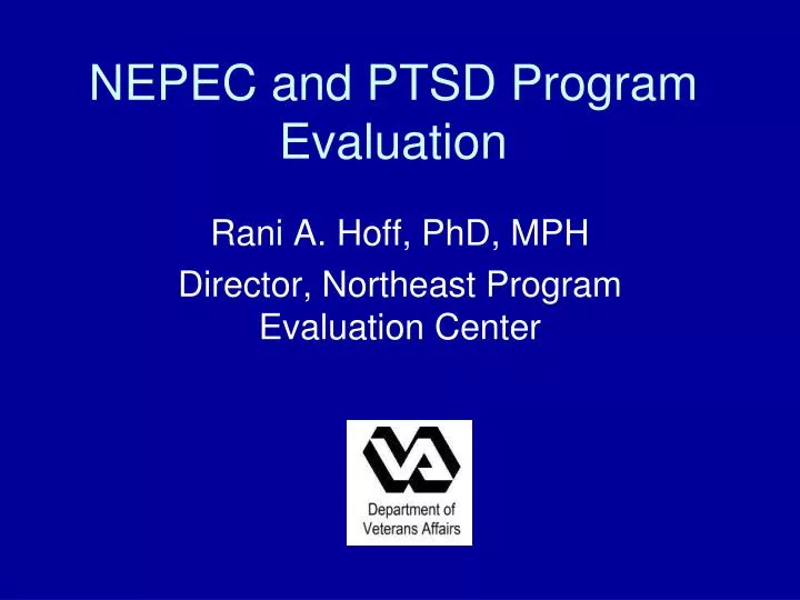 nepec and ptsd program evaluation