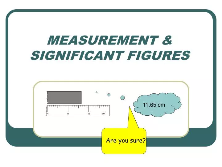measurement significant figures